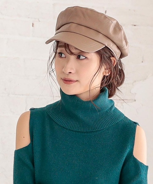 KOBE LETTUCE（コウベレタス）の「キャスケット（キャスケット・レディース・ブラック/ブラック系その他/ベージュ系その他/チェック・FREE）」の4枚目の写真