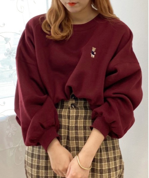 apres jour(アプレジュール)の「アソート袖ボリュームスウェット【ZOZOTOWN限定アイテム】(Tシャツ/カットソー・レディース・ブラック/ダークブラウン/ボルドー/ホワイト系その他/ライトベージュ/アイボリー/モカ/ベージュ系その他/クリーム/ブラック系その他/グレイッシュベージュ/その他/ラベンダー/ダークブルー/ブラック系その他2/ホワイト系その他2・フリー/X-LARGE)」の15枚目の写真