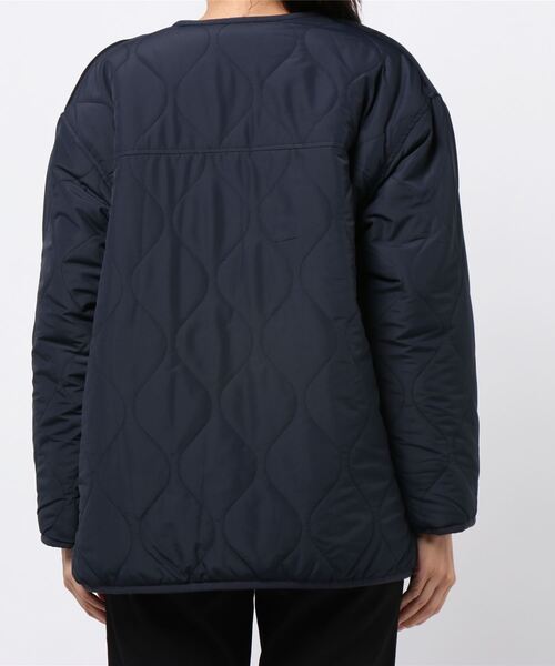 n'ee-ne(ネーネ)の「リバーシブル ボア×キルティングブルゾン(ブルゾン・レディース・ブラック/カーキ/ベージュ/ネイビー・L/M)」の19枚目の写真