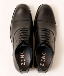 ZINC 本革 軽量内羽根ストレートチップ オックスフォードシューズ