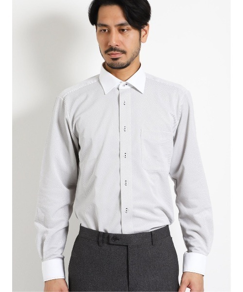 セール タカキューメンズ Taka Q Men ノーアイロンストレッチ レギュラーフィットボタンダウン ビジネスドレス長袖ニットシャツ ビジネスシャツ Taka Q タカキュー のファッション通販 Zozotown