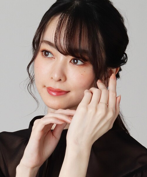 COCOSHNIK（ココシュニック）の「K10キヘイチェーン リング（リング・レディース・ホワイト系その他7・10号/13号/16号）」の3枚目の写真