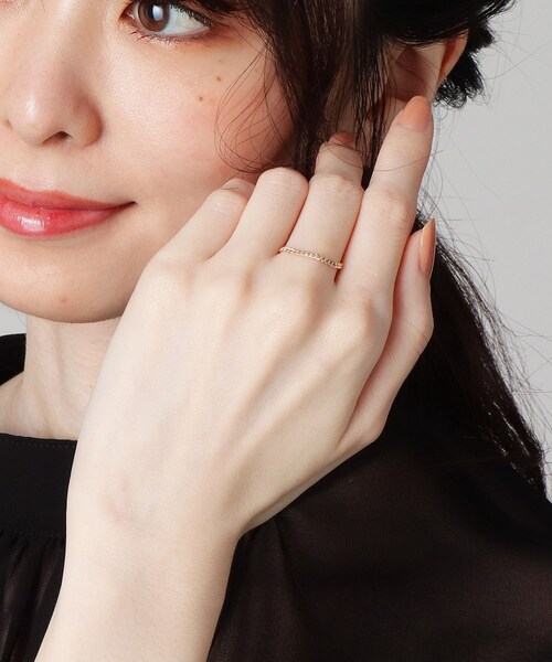 COCOSHNIK（ココシュニック）の「K10キヘイチェーン リング（リング・レディース・ホワイト系その他7・10号/13号/16号）」の13枚目の写真
