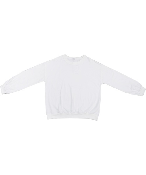 LEAD(リード)の「綿コットン100%シンプル長袖カットソートップス TOPS(Tシャツ/カットソー・レディース・ブラック/ネイビー/オフホワイト/カーキ/キャメル/ライトアッシュグレー・FREE)」の15枚目の写真