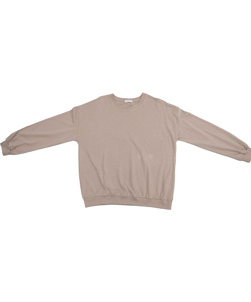 LEAD(リード)の「綿コットン100%シンプル長袖カットソートップス TOPS(Tシャツ/カットソー・レディース・ブラック/ネイビー/オフホワイト/カーキ/キャメル/ライトアッシュグレー・FREE)」の16枚目の写真