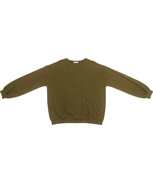 LEAD(リード)の「綿コットン100%シンプル長袖カットソートップス TOPS(Tシャツ/カットソー・レディース・ブラック/ネイビー/オフホワイト/カーキ/キャメル/ライトアッシュグレー・FREE)」の18枚目の写真