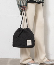URBAN RESEARCH Sonny Label | キルティングドローストリングバッグ(ショルダーバッグ)