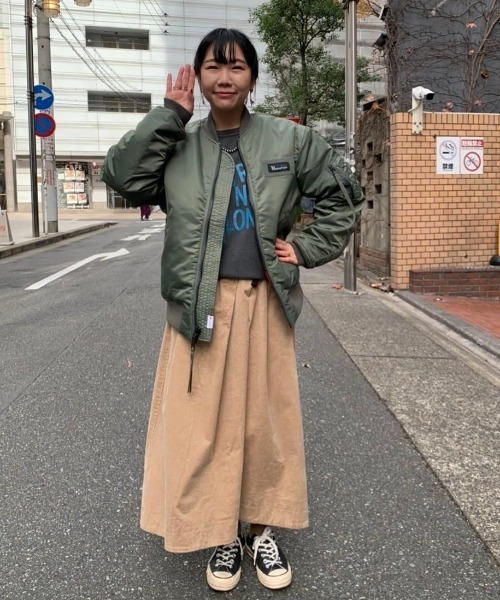 【新品】コラボ AVIREX × MANASTASH × BEAVER MA-1 AVIREX（アヴィレックス）の「AVIREX × MANASTASH × BEAVER