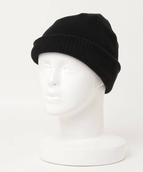 WEGO（ウィゴー）の「WEGO/コットン2WAYショートニットキャップ（ニットキャップ/ビーニー・メンズ・オフホワイト/グリーン系その他/ベージュ/ライトピンク/杢グレー/ダークグレー/ブルー/ブラック/ライトパープル・FREE）」の12枚目の写真