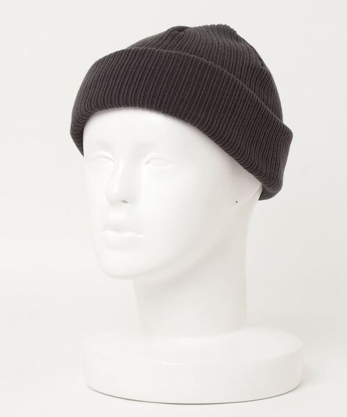 WEGO（ウィゴー）の「WEGO/コットン2WAYショートニットキャップ（ニットキャップ/ビーニー・メンズ・オフホワイト/グリーン系その他/ベージュ/ライトピンク/杢グレー/ダークグレー/ブルー/ブラック/ライトパープル・FREE）」の13枚目の写真