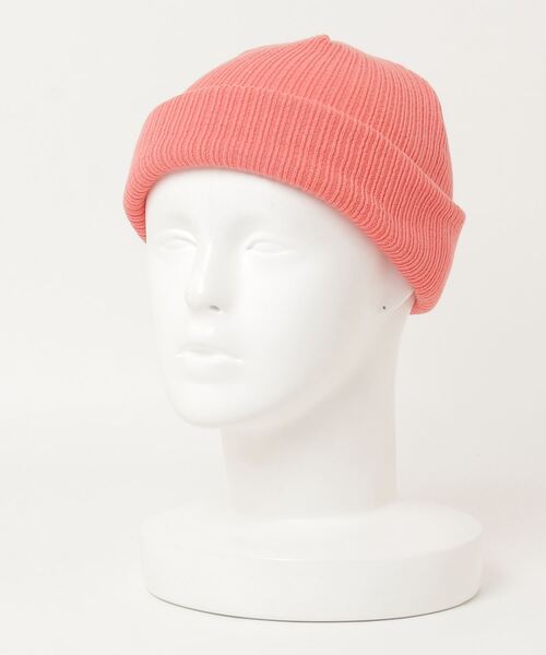 WEGO（ウィゴー）の「WEGO/コットン2WAYショートニットキャップ（ニットキャップ/ビーニー・メンズ・オフホワイト/グリーン系その他/ベージュ/ライトピンク/杢グレー/ダークグレー/ブルー/ブラック/ライトパープル・FREE）」の19枚目の写真