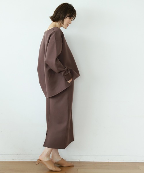 A part by（アパートバイ）の「CoPoキーネックセットアップ　935131（ワンピース・レディース・アイボリー/ベージュ系その他・FREE）」の9枚目の写真