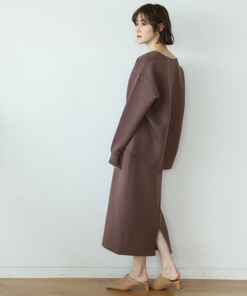 A part by（アパートバイ）の「CoPoキーネックセットアップ　935131（ワンピース・レディース・アイボリー/ベージュ系その他・FREE）」の21枚目の写真