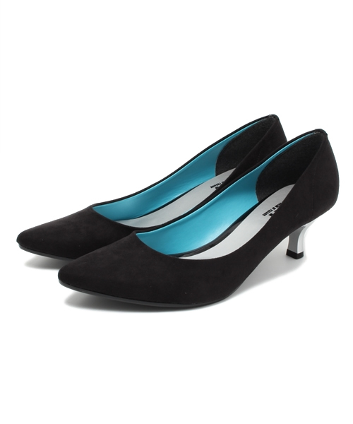 WHO'S WHO gallery（フーズフーギャラリー）の「【DCMT】Odekake Pumps（パンプス・レディース・ブラック/グリーン・24.5cm/23.5cm/22.5cm）」の2枚目の写真