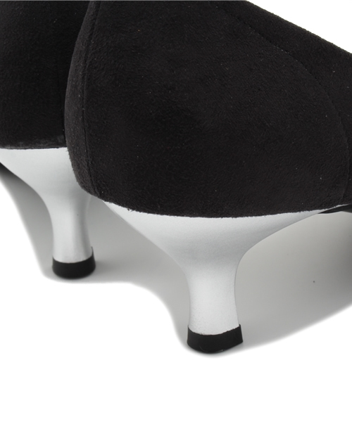 WHO'S WHO gallery（フーズフーギャラリー）の「【DCMT】Odekake Pumps（パンプス・レディース・ブラック/グリーン・24.5cm/23.5cm/22.5cm）」の8枚目の写真