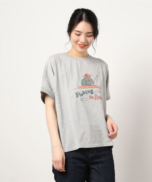 セール ウェットプロテクト半袖ゆるt ベアー Tシャツ カットソー Kriff Mayer Lady S Collection クリフメイヤー レディースコレクション のファッション通販 Zozotown