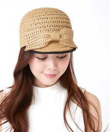 COMMON WARE（コモンウェアー）の「Aurelia / GIBURI 編み柄ブレードキャップ（ハット）」