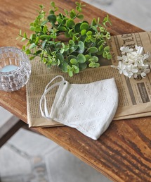 welleg（ウェレッグ）の「洗える レース布マスク 2枚組（マスク・キッズ）」