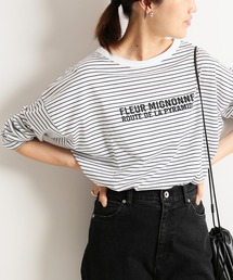 FLEUR MIGNONNE ロンTEE【手洗い可能】◆