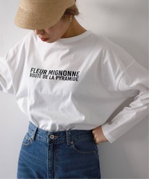 SLOBE IENA | FLEUR MIGNONNE ロンTEE【手洗い可能】◆(Tシャツ/カットソー)