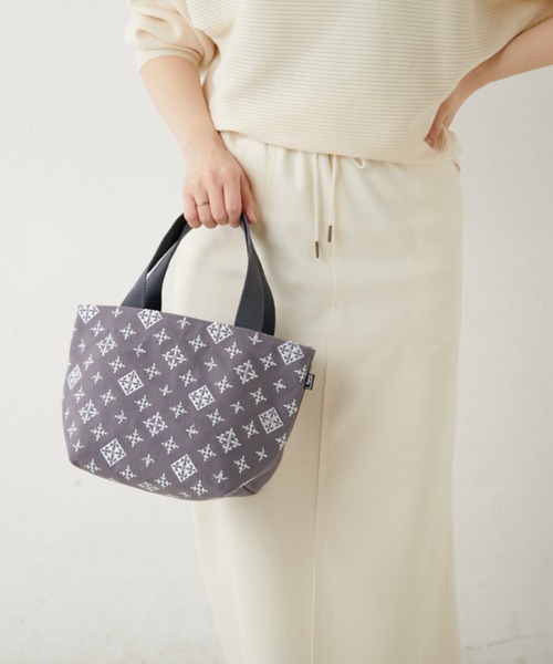 デイリーラシット　バッグ　トート　モノグラム　刺繍　鞄　茶色　キルティング Amazon.co.jp: Daily rusセット デイリー ラシット モノグラム