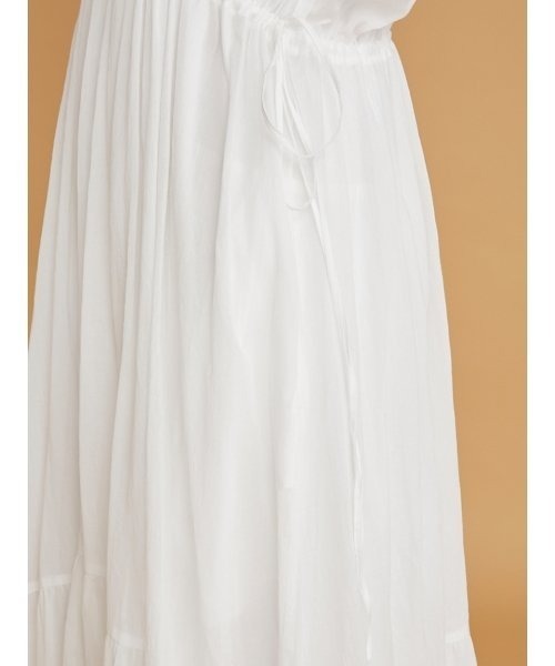 emmi（エミ）の「【emmi yoga】Select by aya yoga シフォンワンピース（ワンピース・レディース・オレンジ/アイボリー・1/0）」の10枚目の写真