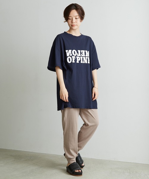 note et silence （ノートエシロンス）の「◇ハイト天竺ハイウェット　ルーズイージーパンツ（その他パンツ・レディース・グレー/ブルー/ホワイト/チャコールグレー・FREE）」の9枚目の写真