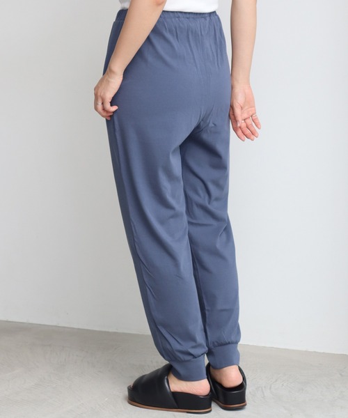 note et silence （ノートエシロンス）の「◇ハイト天竺ハイウェット　ルーズイージーパンツ（その他パンツ・レディース・グレー/ブルー/ホワイト/チャコールグレー・FREE）」の18枚目の写真