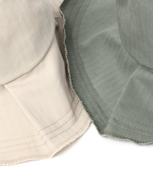 studio CLIP（スタディオクリップ）の「ワックス加工ハット（ハット・レディース・グリーン/ベージュ/ネイビー・FREE）」の13枚目の写真