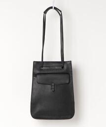 TOMOE（トモエ）の「【TOMOE】トモエ/UTILITY レザー巾着M（ショルダーバッグ・キッズ）」