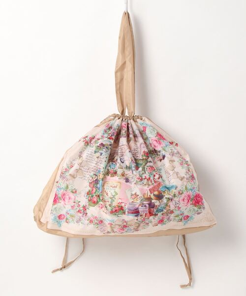 axes femme（アクシーズファム）の「ＢＲＴアリスレインバッグ（エコバッグ/サブバッグ・レディース・ベージュ・MEDIUM）」の4枚目の写真