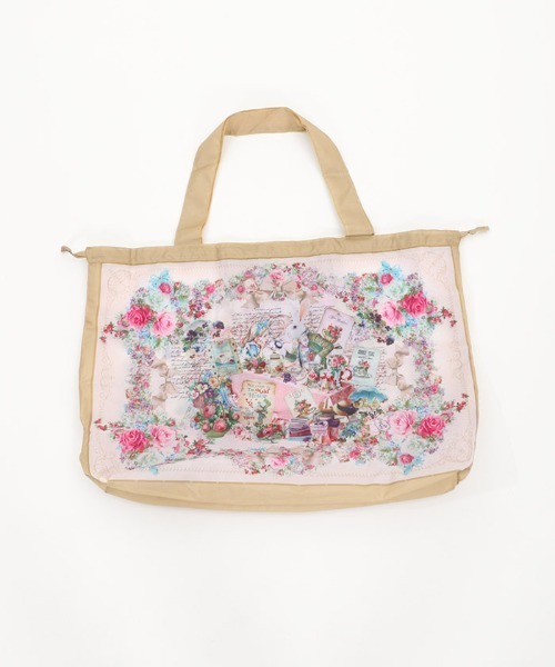 axes femme（アクシーズファム）の「ＢＲＴアリスレインバッグ（エコバッグ/サブバッグ・レディース・ベージュ・MEDIUM）」の7枚目の写真