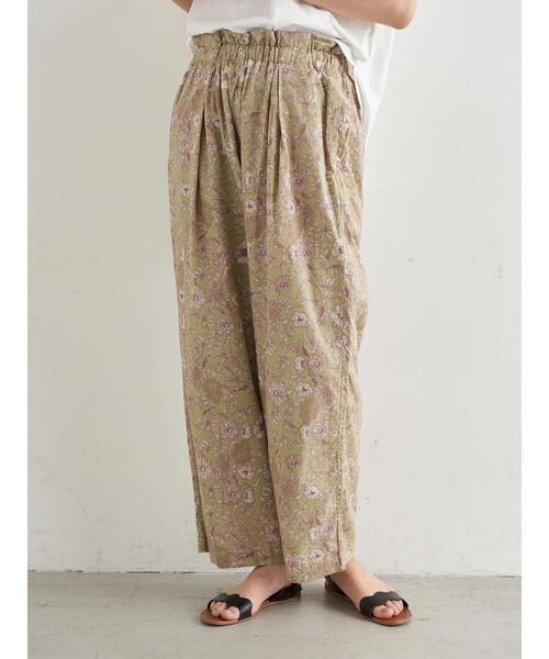 earth music&ecology（アースミュージックアンドエコロジー）の「気分は旅！パンツ ＊（その他パンツ・レディース・ピンクベージュ/ダークネイビー/ベージュ/カーキ・FREE）」の5枚目の写真