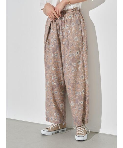 earth music&ecology（アースミュージックアンドエコロジー）の「気分は旅！パンツ ＊（その他パンツ・レディース・ピンクベージュ/ダークネイビー/ベージュ/カーキ・FREE）」の19枚目の写真