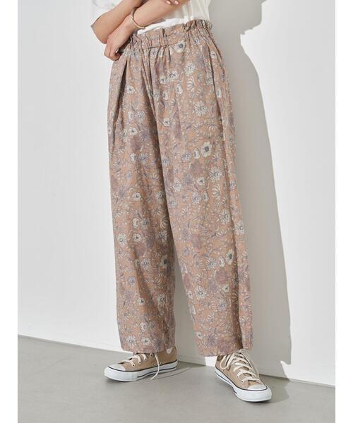 earth music&ecology（アースミュージックアンドエコロジー）の「気分は旅！パンツ ＊（その他パンツ・レディース・ピンクベージュ/ダークネイビー/ベージュ/カーキ・FREE）」の20枚目の写真