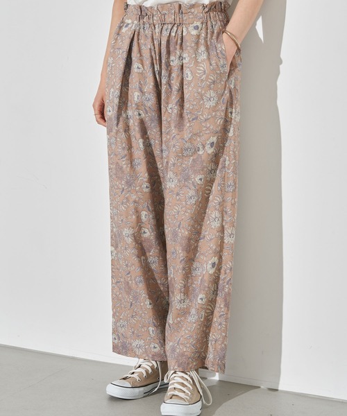 earth music&ecology（アースミュージックアンドエコロジー）の「気分は旅！パンツ ＊（その他パンツ・レディース・ピンクベージュ/ダークネイビー/ベージュ/カーキ・FREE）」の4枚目の写真