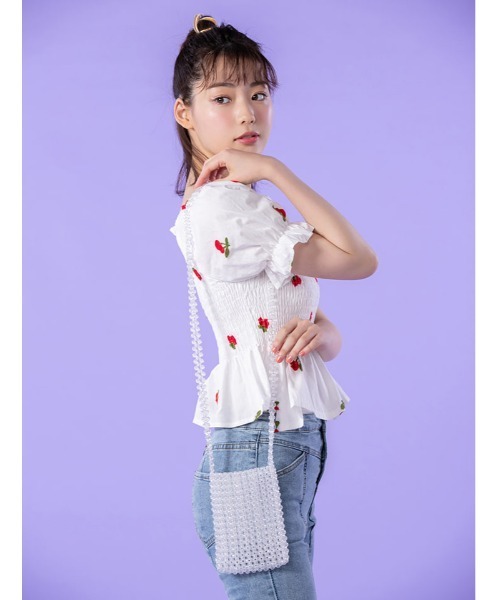 fifth calin（フィフスカラン）の「総柄刺繍パフスリーブブラウス（シャツ/ブラウス・レディース・ブルー/その他4/その他5・MEDIUM）」の17枚目の写真