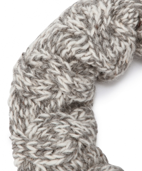 coen（コーエン）の「【Market】ネパールネックウォーマー（ネックウォーマー/スヌード・メンズ・ライトグレー・フリー）」の3枚目の写真