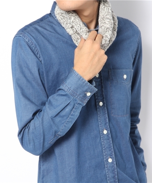 coen（コーエン）の「【Market】ネパールネックウォーマー（ネックウォーマー/スヌード・メンズ・ライトグレー・フリー）」の7枚目の写真