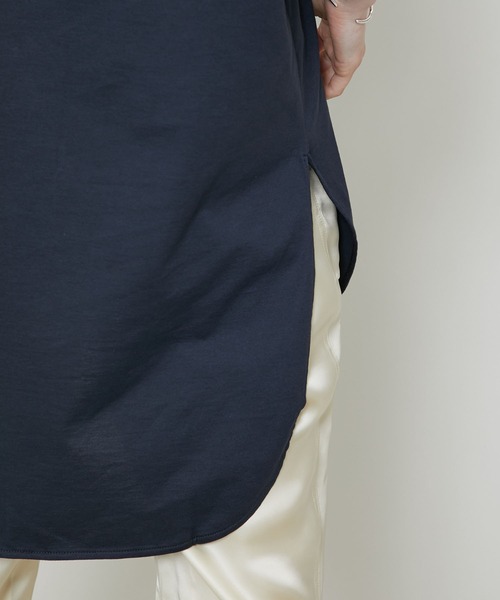 ATON(エイトン)の「【ATON(エイトン)】ROUND HEM T-SHIRT/ラウンドヘムTシャツ KKAGIM0016(Tシャツ/カットソー・レディース・ホワイト/ネイビー/ワイン・1/2)」の16枚目の写真