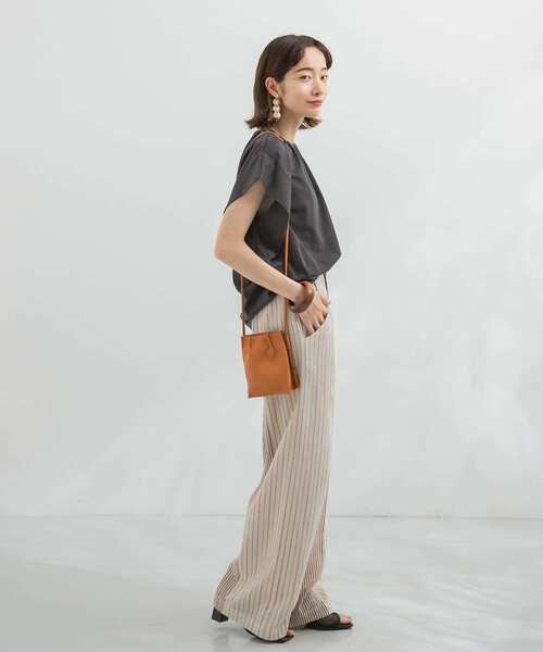 KBF（ケイビーエフ）の「マルチパターンワイドパンツ（その他パンツ・レディース・ホワイト/ベージュ/グリーン・ONE）」の7枚目の写真