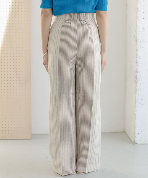 KBF（ケイビーエフ）の「マルチパターンワイドパンツ（その他パンツ・レディース・ホワイト/ベージュ/グリーン・ONE）」の15枚目の写真