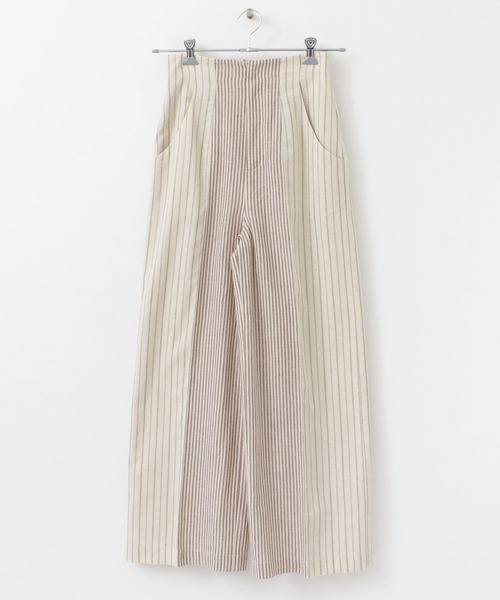 KBF（ケイビーエフ）の「マルチパターンワイドパンツ（その他パンツ・レディース・ホワイト/ベージュ/グリーン・ONE）」の16枚目の写真