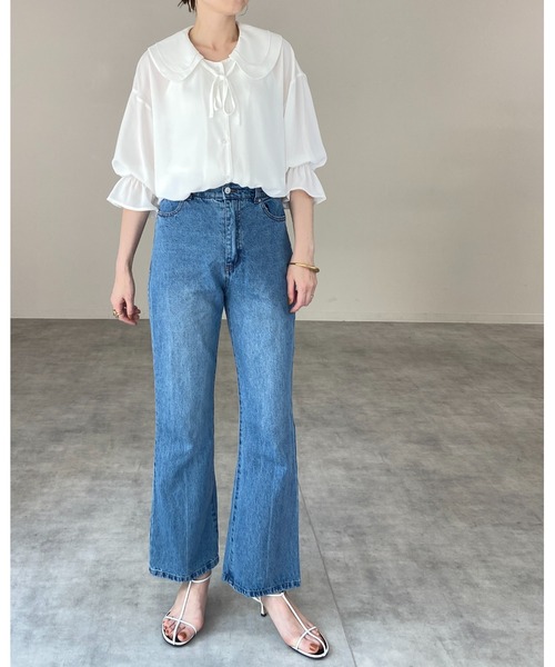ビッグシルエットリボンブラウス｜BIG SILHOUETTE RIBBON BLOUSE