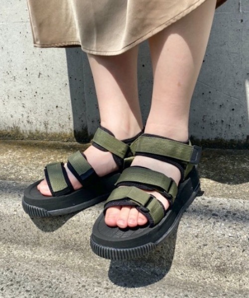 nemne store(ネンネストア)の「まったりするバックルベルトスポサン(サンダル・レディース・ホワイト/ブラック/グレー/カーキ・SMALL/MEDIUM/LARGE)」の5枚目の写真
