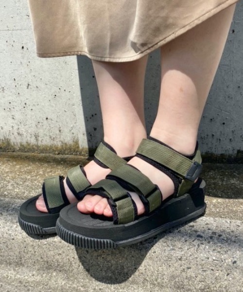 nemne store(ネンネストア)の「まったりするバックルベルトスポサン(サンダル・レディース・ホワイト/ブラック/グレー/カーキ・SMALL/MEDIUM/LARGE)」の15枚目の写真