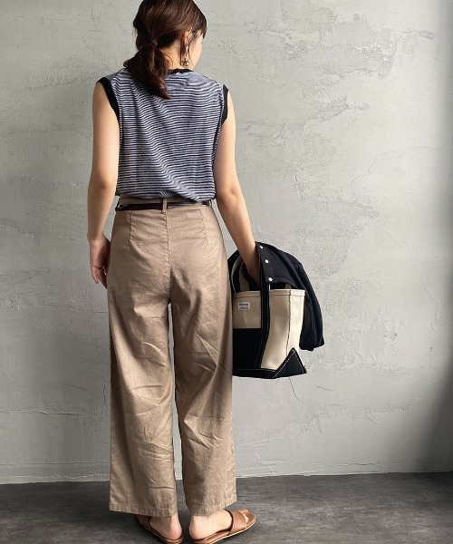 セール】[SOMETHING/サムシング] 別注 コットンリネン ベルト