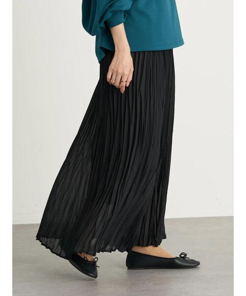 earth music&ecology（アースミュージックアンドエコロジー）の「【WEB限定】プリーツスカート ＊（スカート・レディース・ライトグレー/ブラック/ミント/ラベンダー/その他8・FREE）」の7枚目の写真