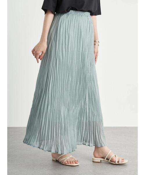 earth music&ecology（アースミュージックアンドエコロジー）の「【WEB限定】プリーツスカート ＊（スカート・レディース・ライトグレー/ブラック/ミント/ラベンダー/その他8・FREE）」の8枚目の写真