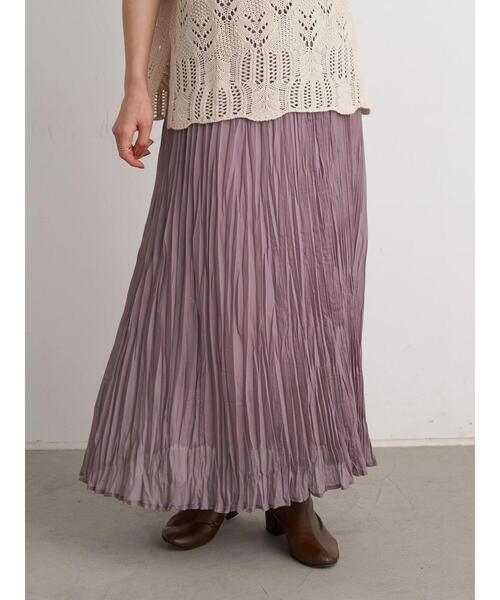 earth music&ecology（アースミュージックアンドエコロジー）の「【WEB限定】プリーツスカート ＊（スカート・レディース・ライトグレー/ブラック/ミント/ラベンダー/その他8・FREE）」の11枚目の写真